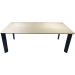 歲月褐霧面 質感餐桌(含藝型腳座)